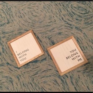 I belong with you - You belong with me signs
